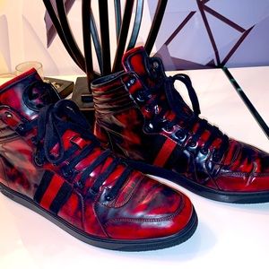 Mens Gucci Coda Burnished Midnight high top sneakers sz 12